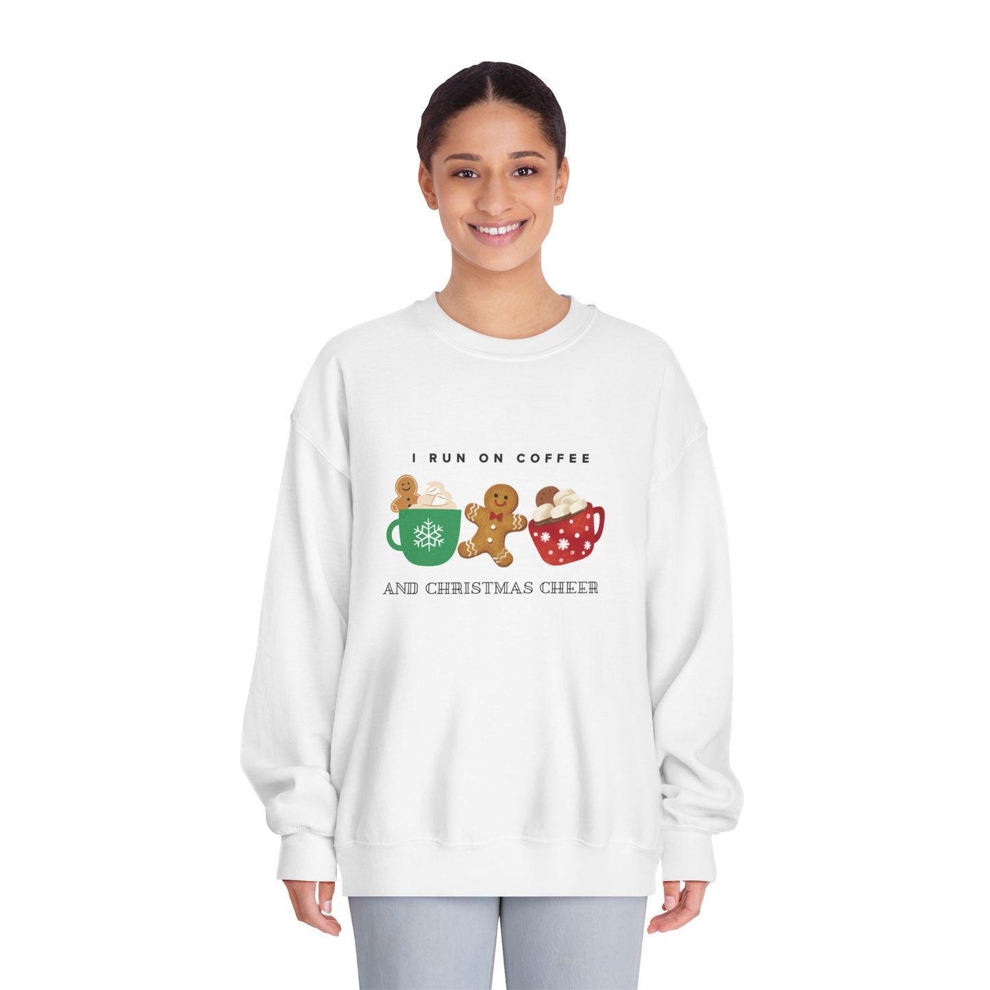 Holiday Cheer Sweatshirt - Coffee and Christmas Cheer